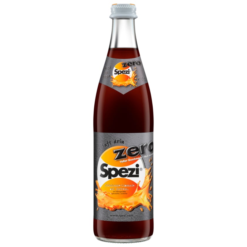 Spezi Cola Orange-Limonade Zero 0,5l
